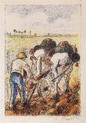 Camille Pissarro The ploughman china oil painting artist